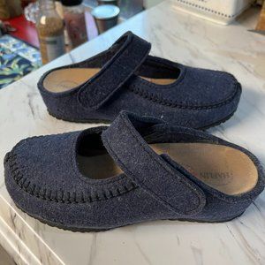 Haflinger Blue Mary Janes 38/39